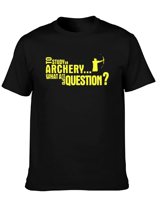 Archery T-Shirt: Study or Archery? Funny Archer Gift Tee
