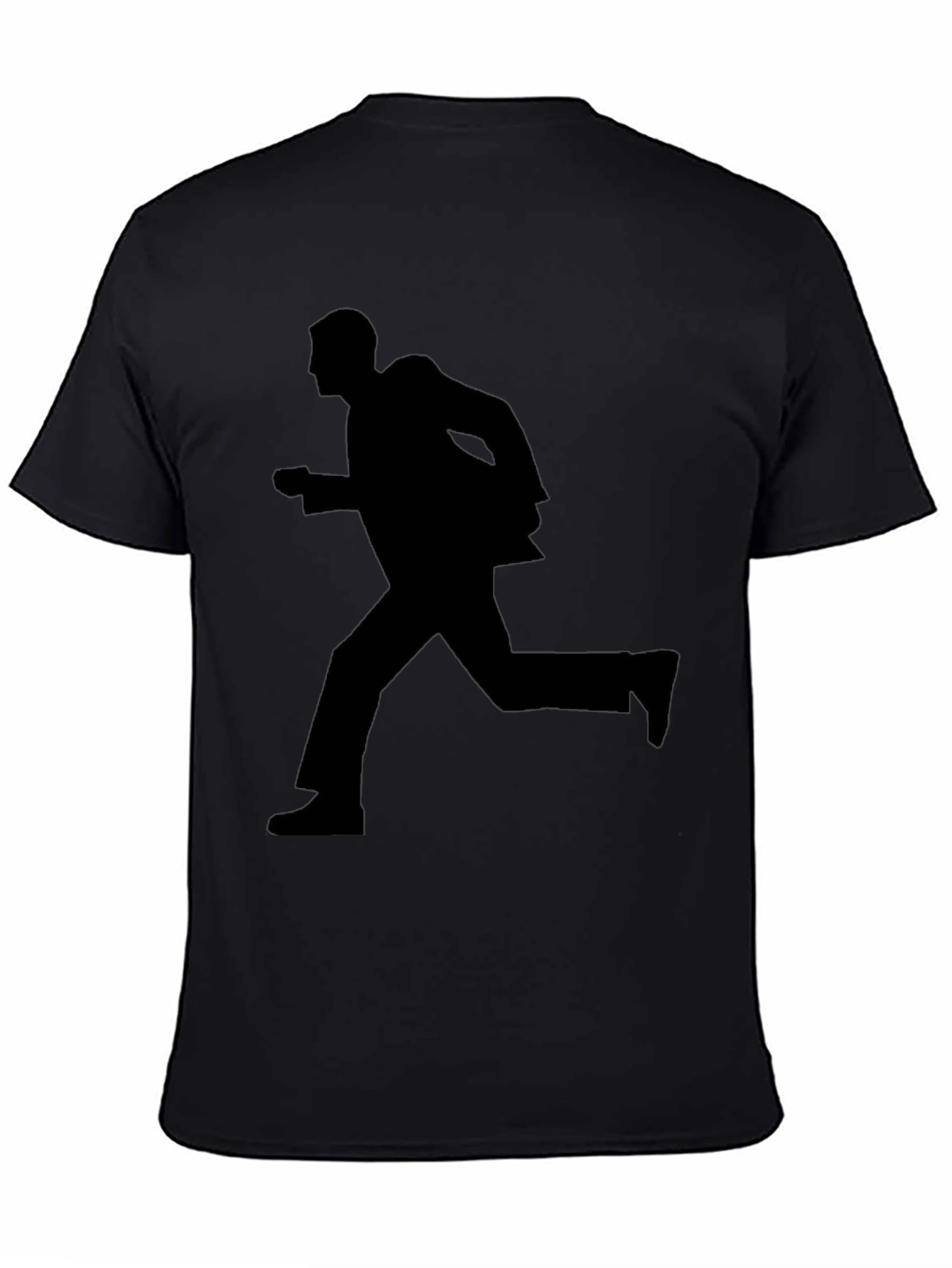 Running Man Silhouette Graphic Tee