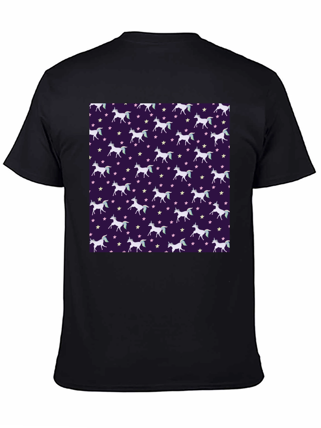Unicorn Star Pattern T-Shirt