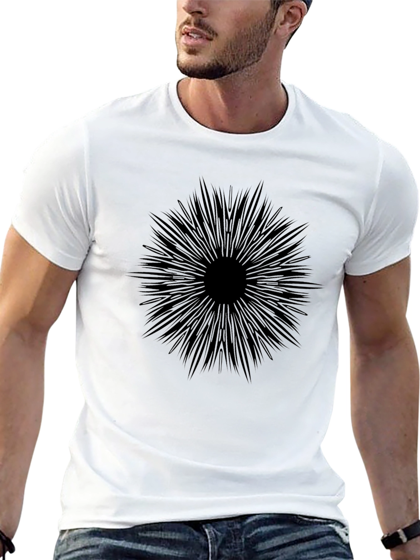 Starburst Graphic Black T-Shirt
