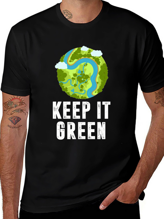Keep It Green T-Shirt - Eco Friendly Earth Design