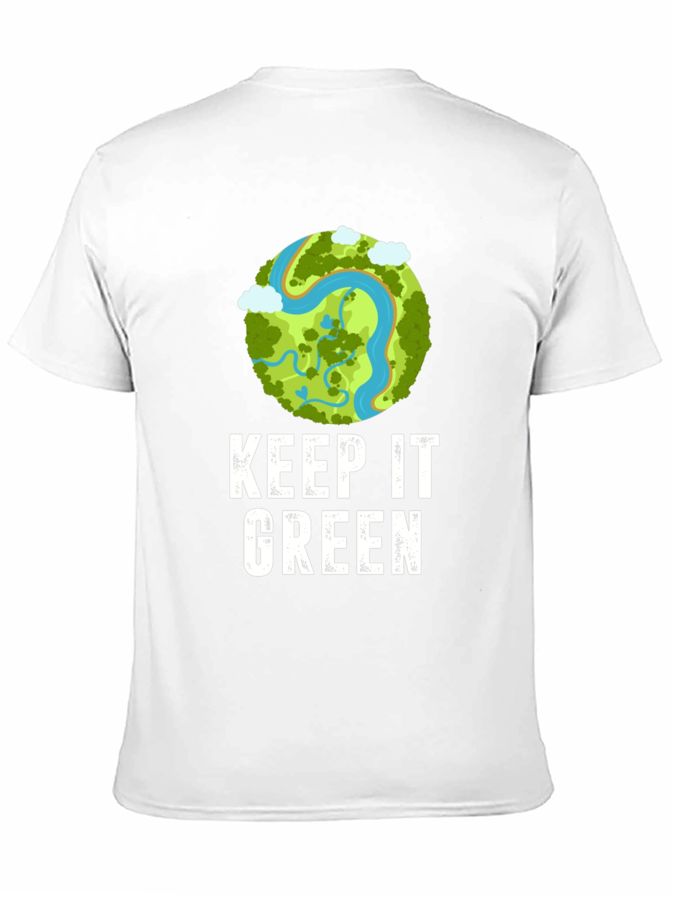 Keep It Green T-Shirt - Eco Friendly Earth Design