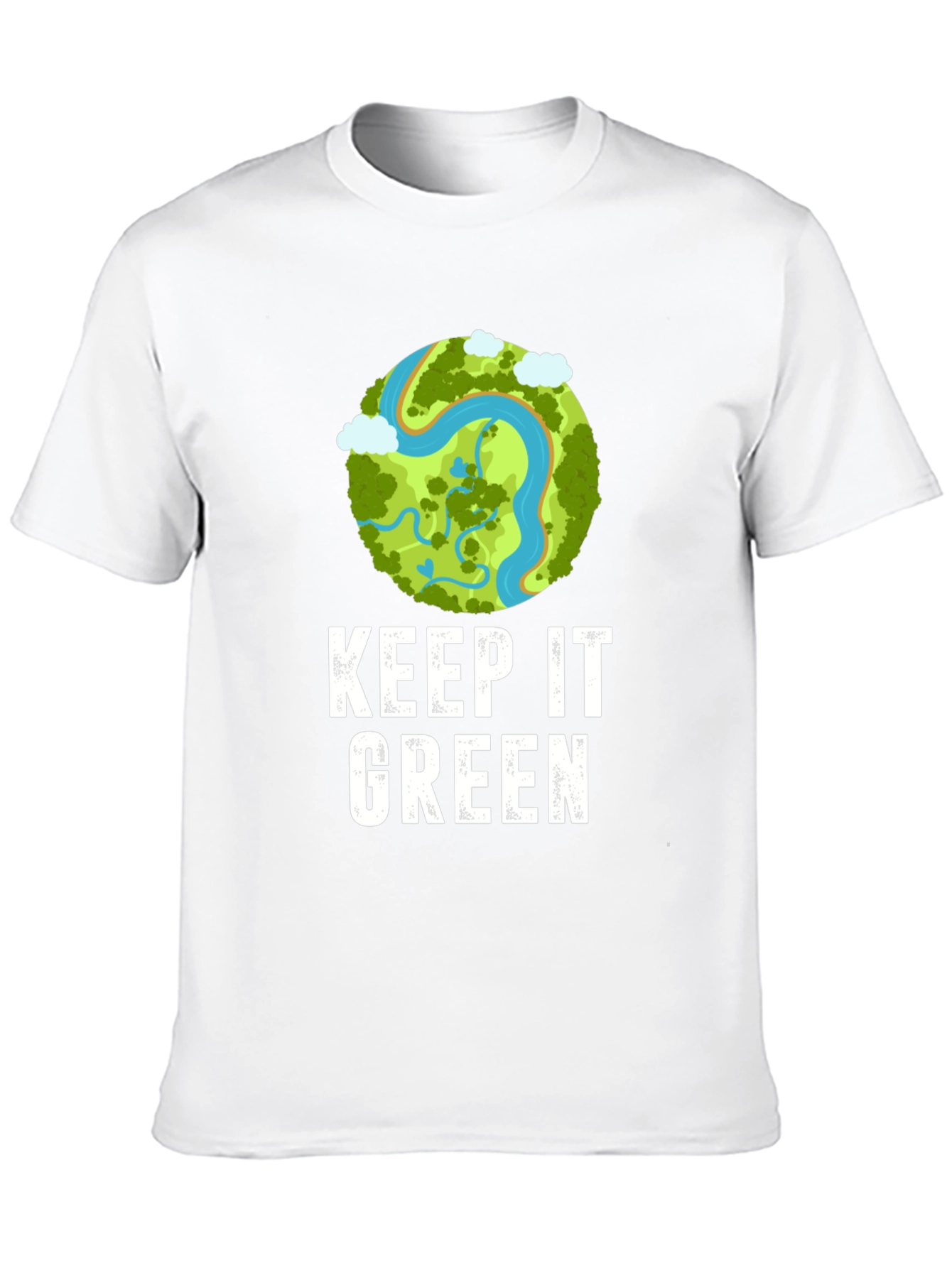 Keep It Green T-Shirt - Eco Friendly Earth Design