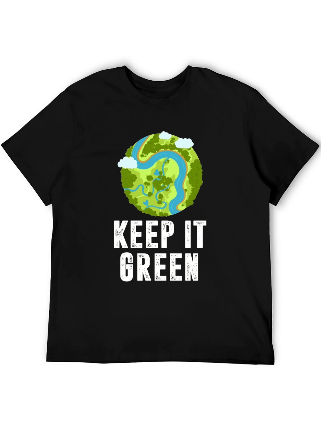 Keep It Green T-Shirt - Eco Friendly Earth Design