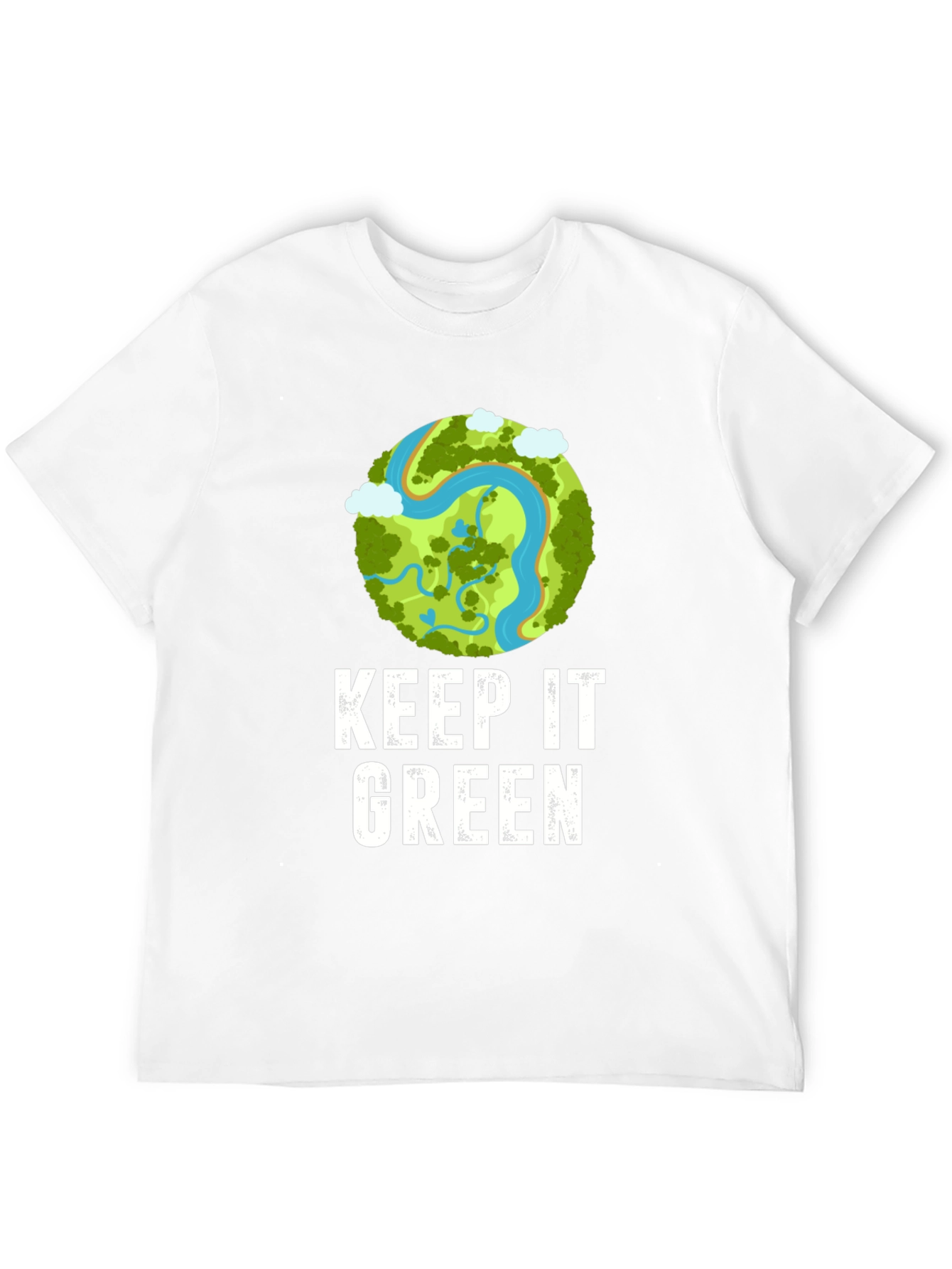 Keep It Green T-Shirt - Eco Friendly Earth Design