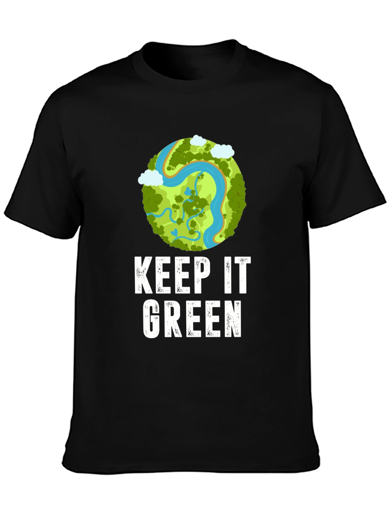 Keep It Green T-Shirt - Eco Friendly Earth Design