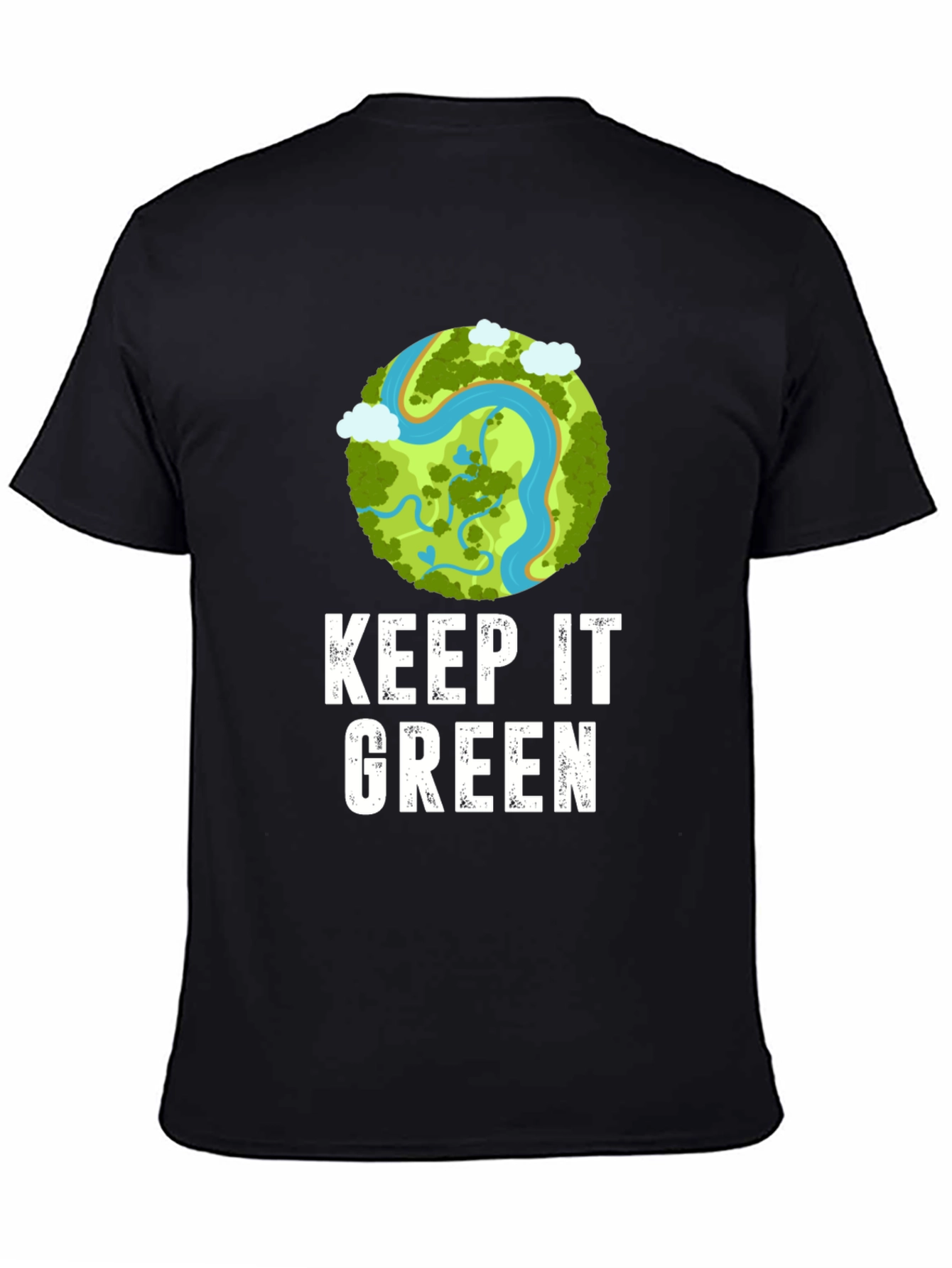 Keep It Green T-Shirt - Eco Friendly Earth Design