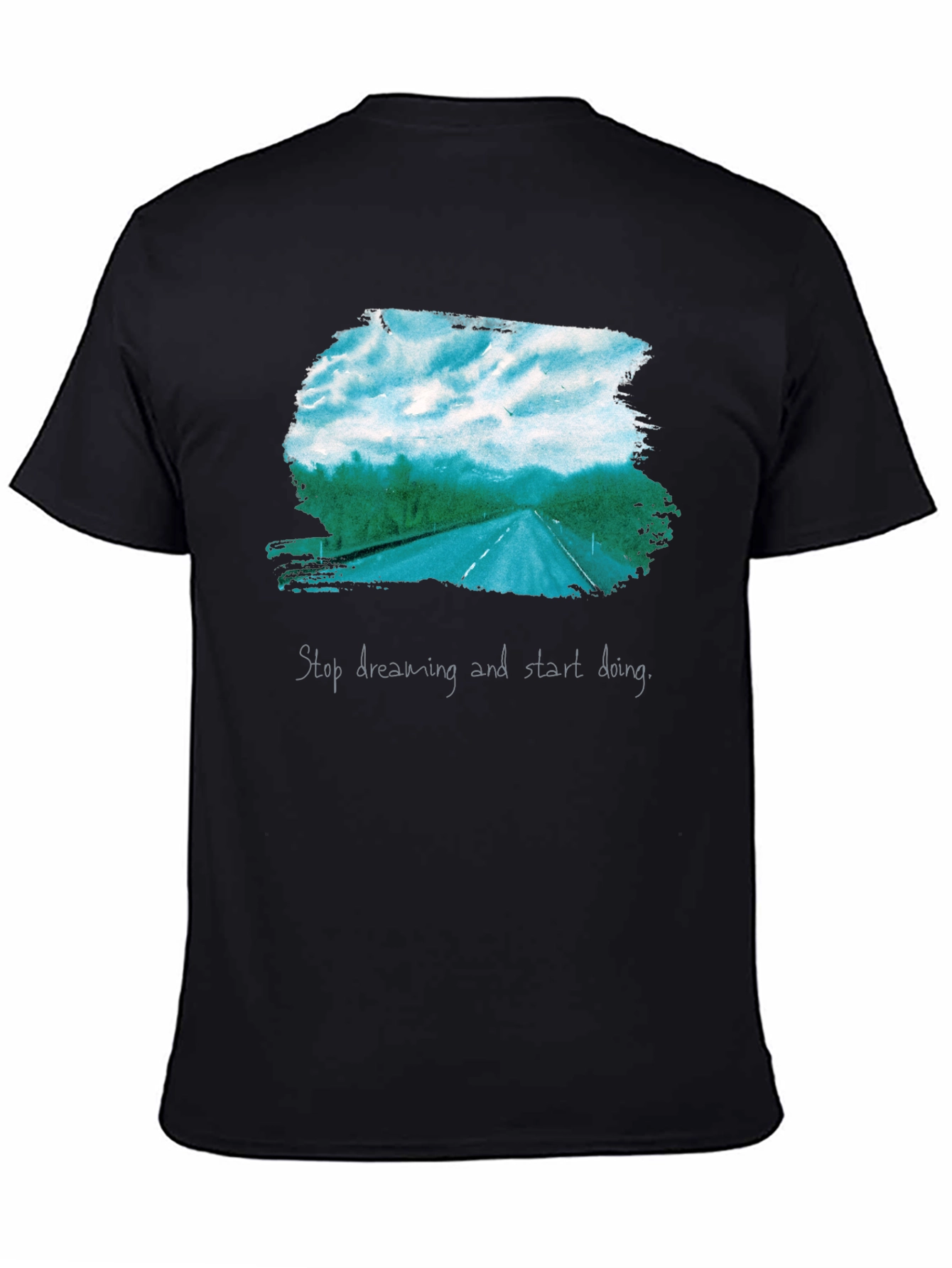 Road Trip Graphic Tee - Stop Dreaming Start Doing