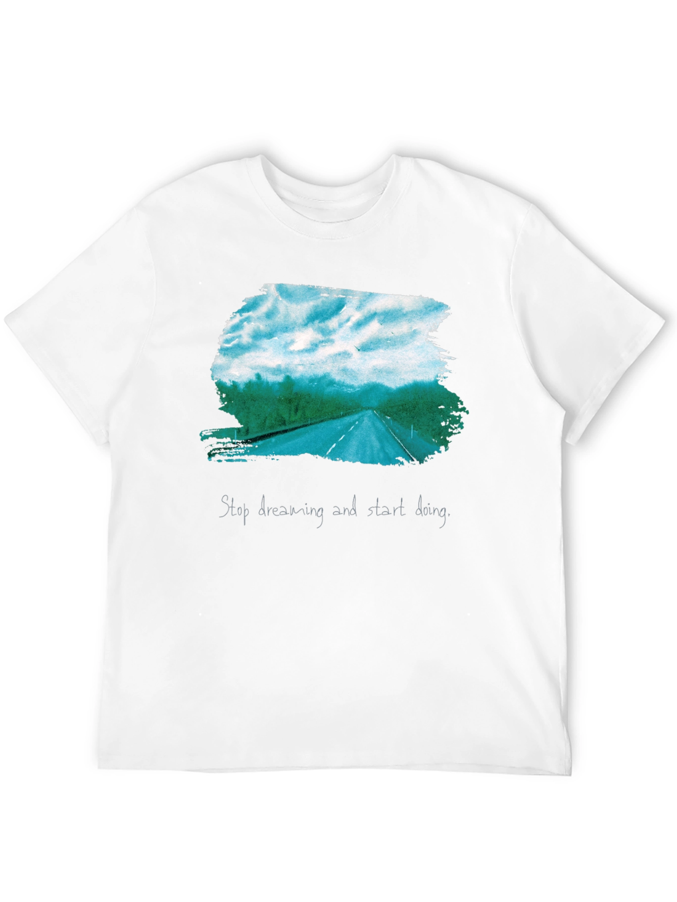 Road Trip Graphic Tee - Stop Dreaming Start Doing