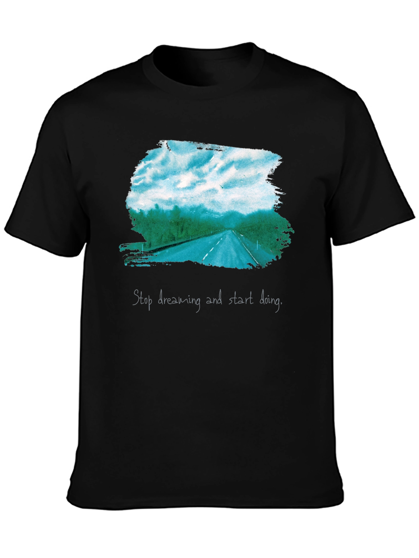 Road Trip Graphic Tee - Stop Dreaming Start Doing