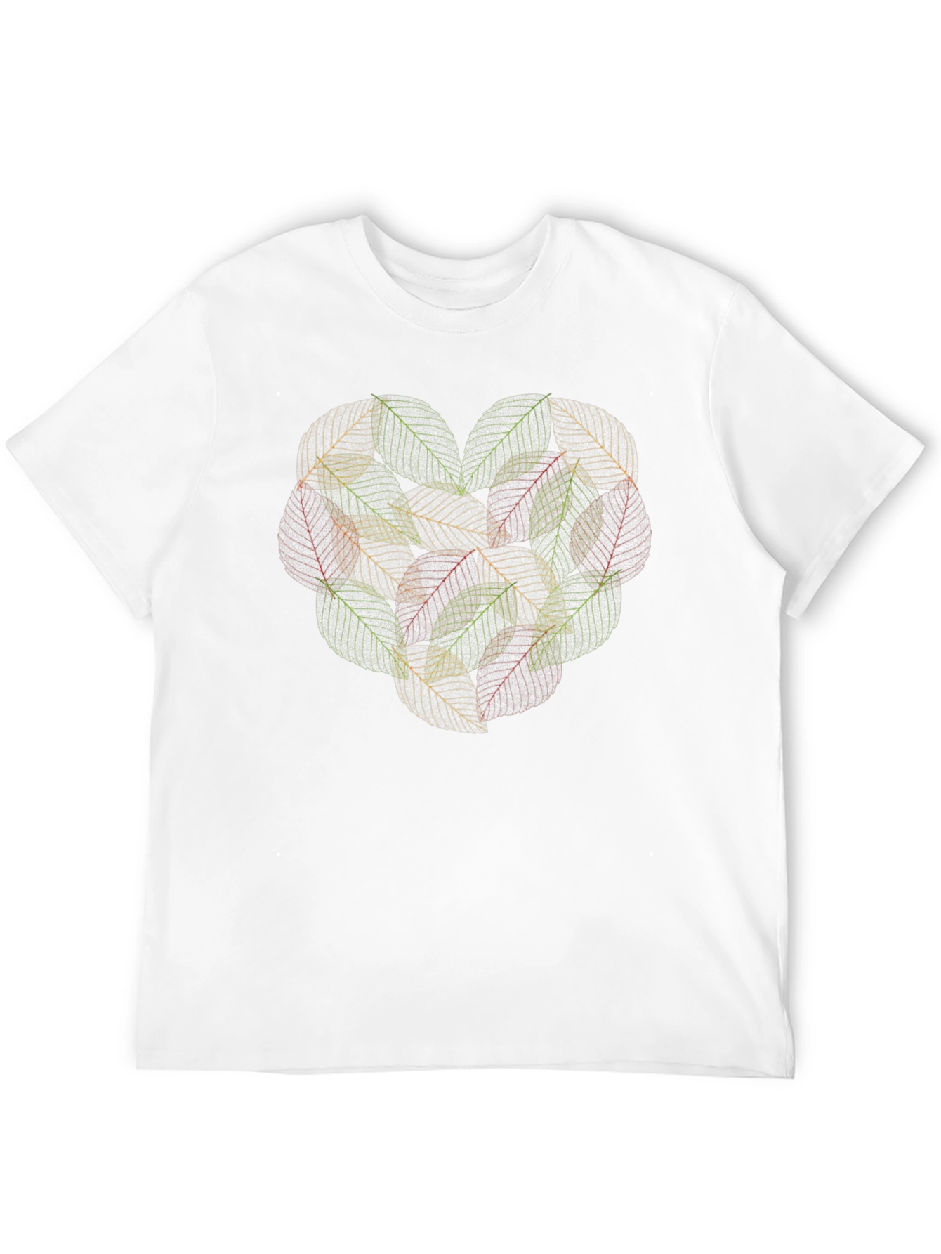 Leaf Heart Graphic Tee - Stylish & Unique