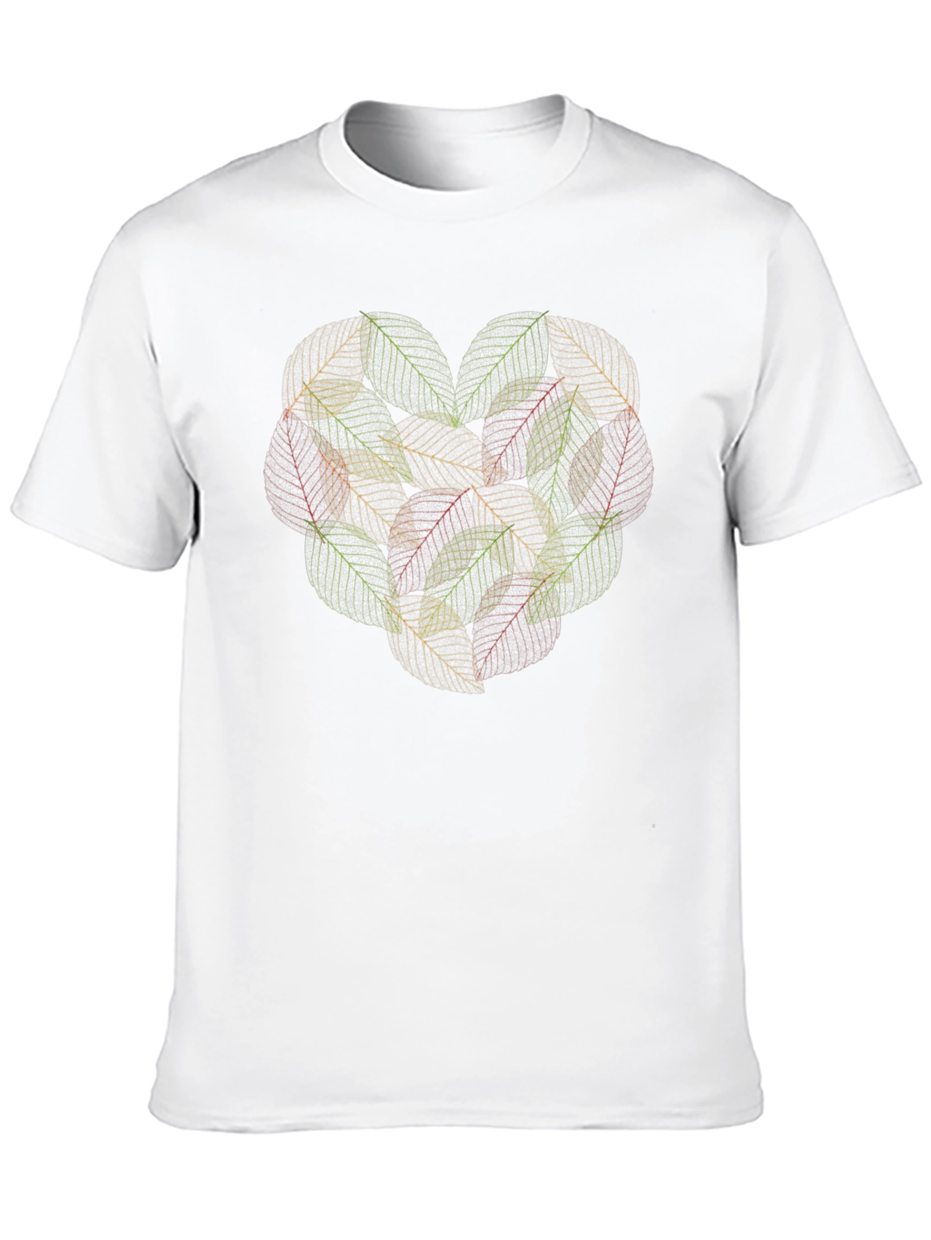 Leaf Heart Graphic Tee - Stylish & Unique