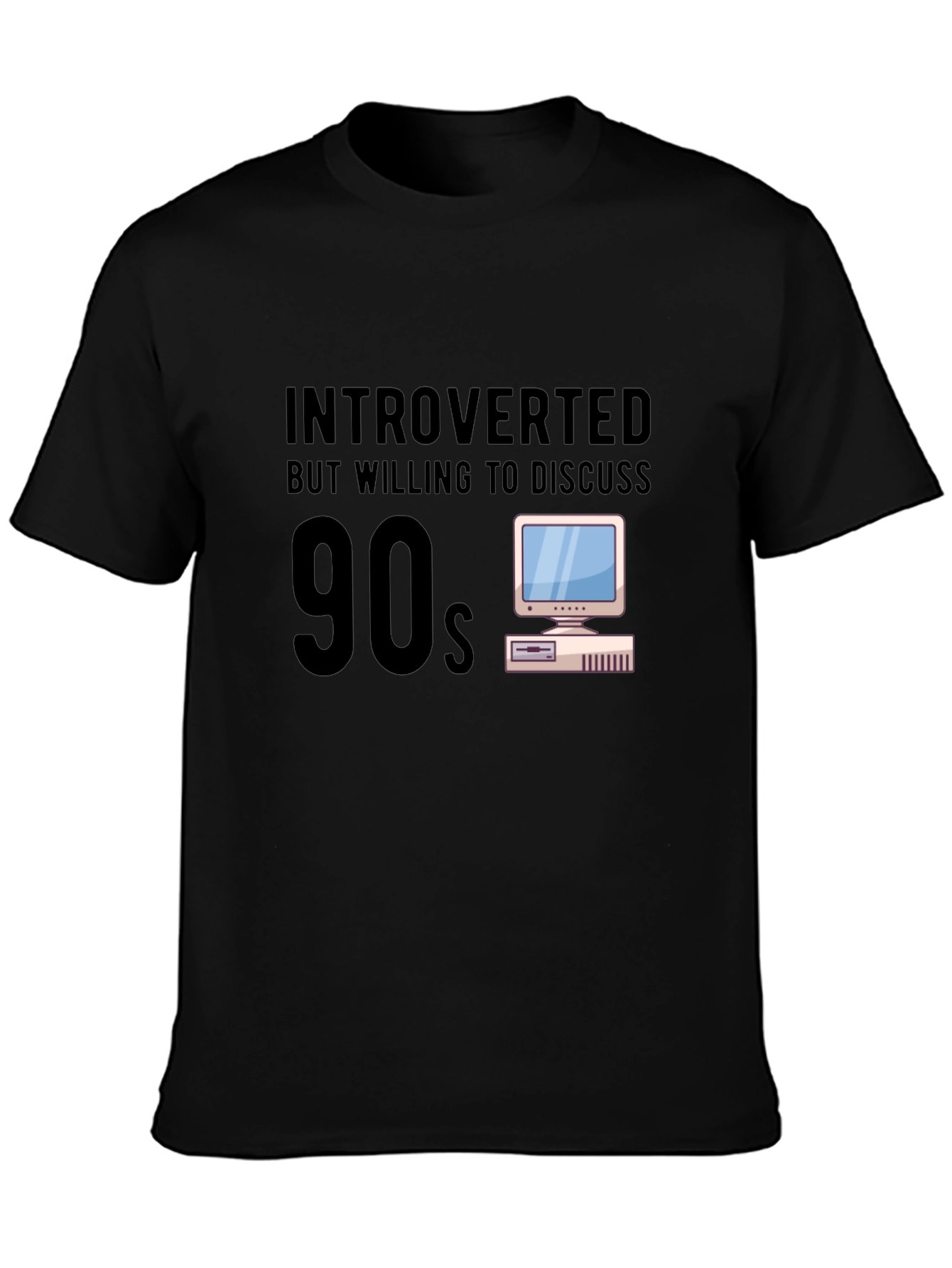 Introverted 90s Computer T-Shirt