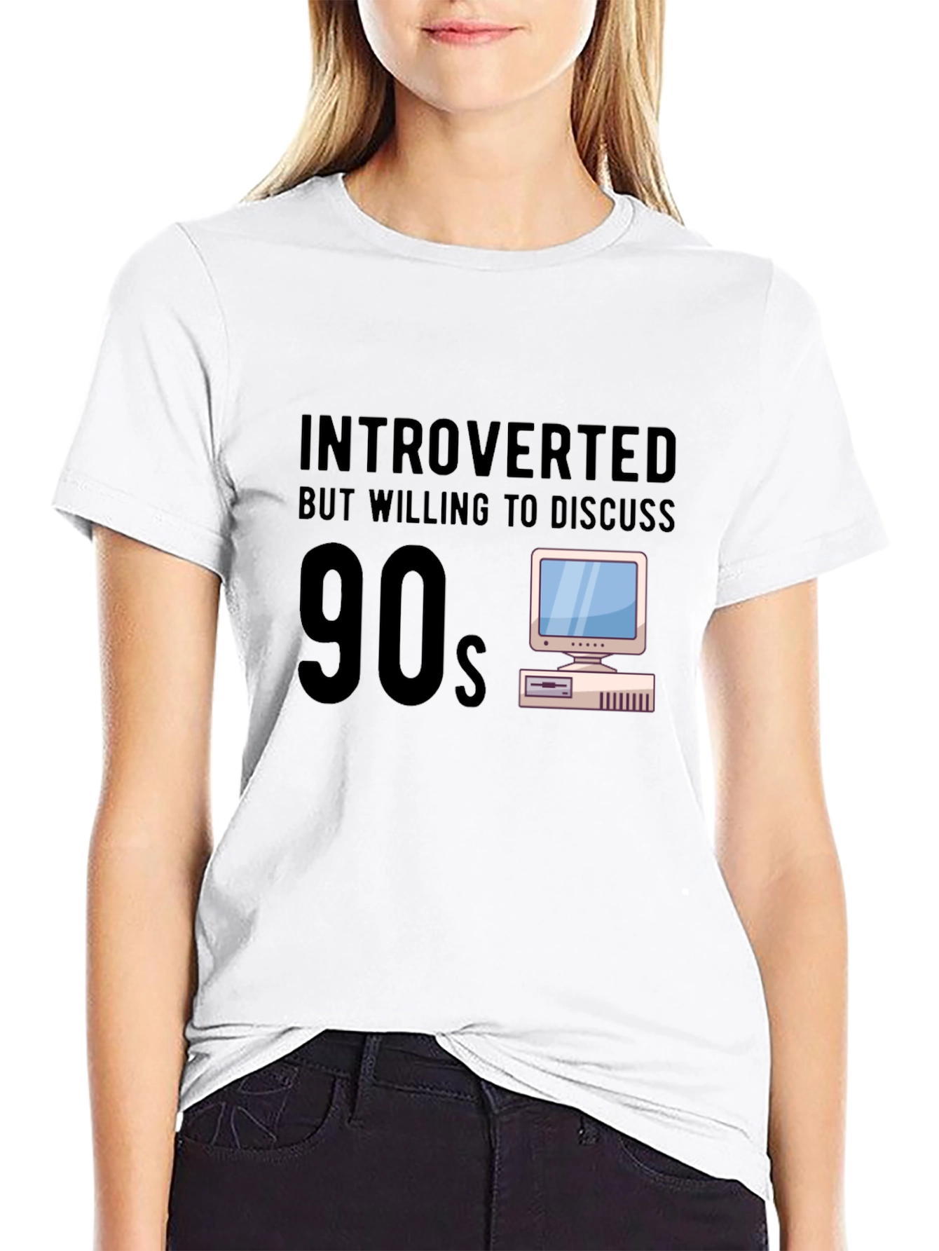 Introverted 90s Computer T-Shirt