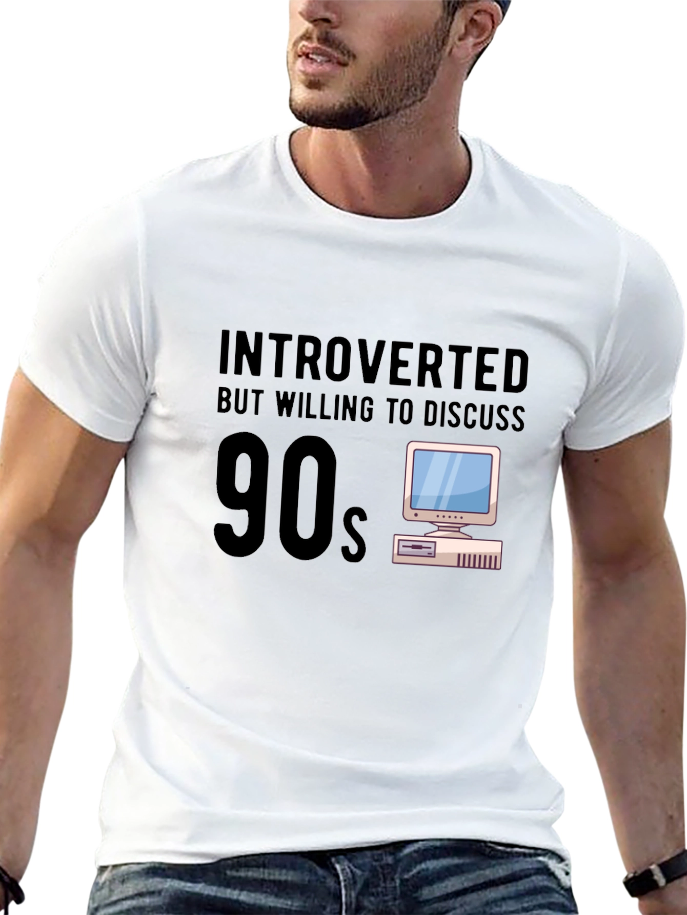 Introverted 90s Computer T-Shirt