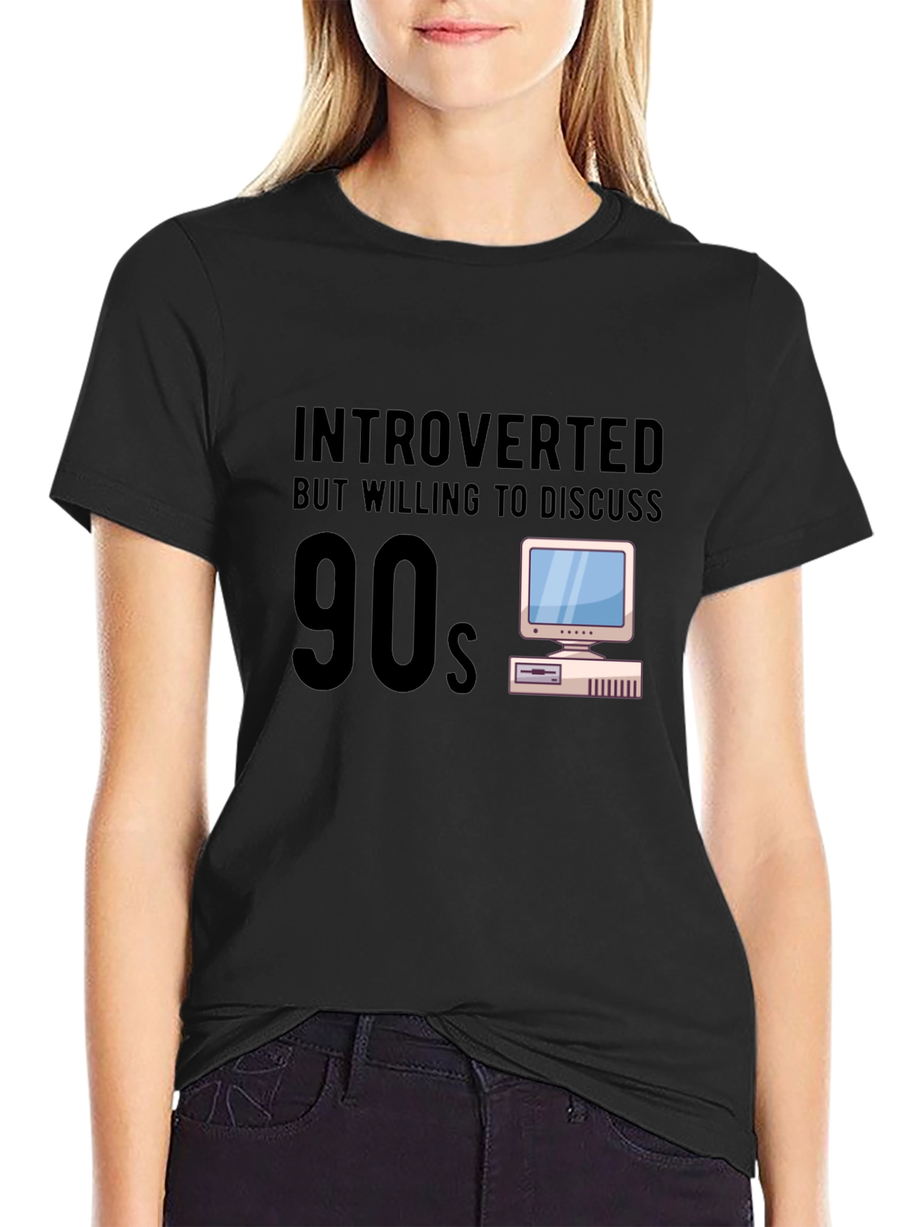 Introverted 90s Computer T-Shirt