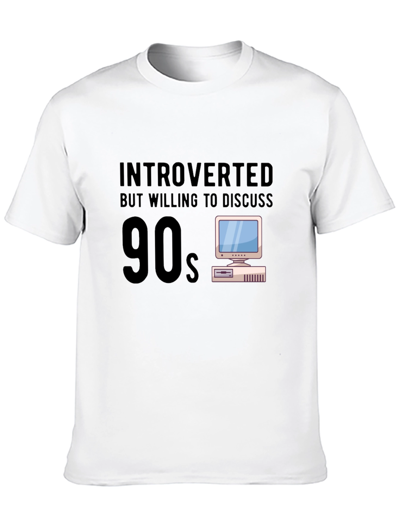 Introverted 90s Computer T-Shirt