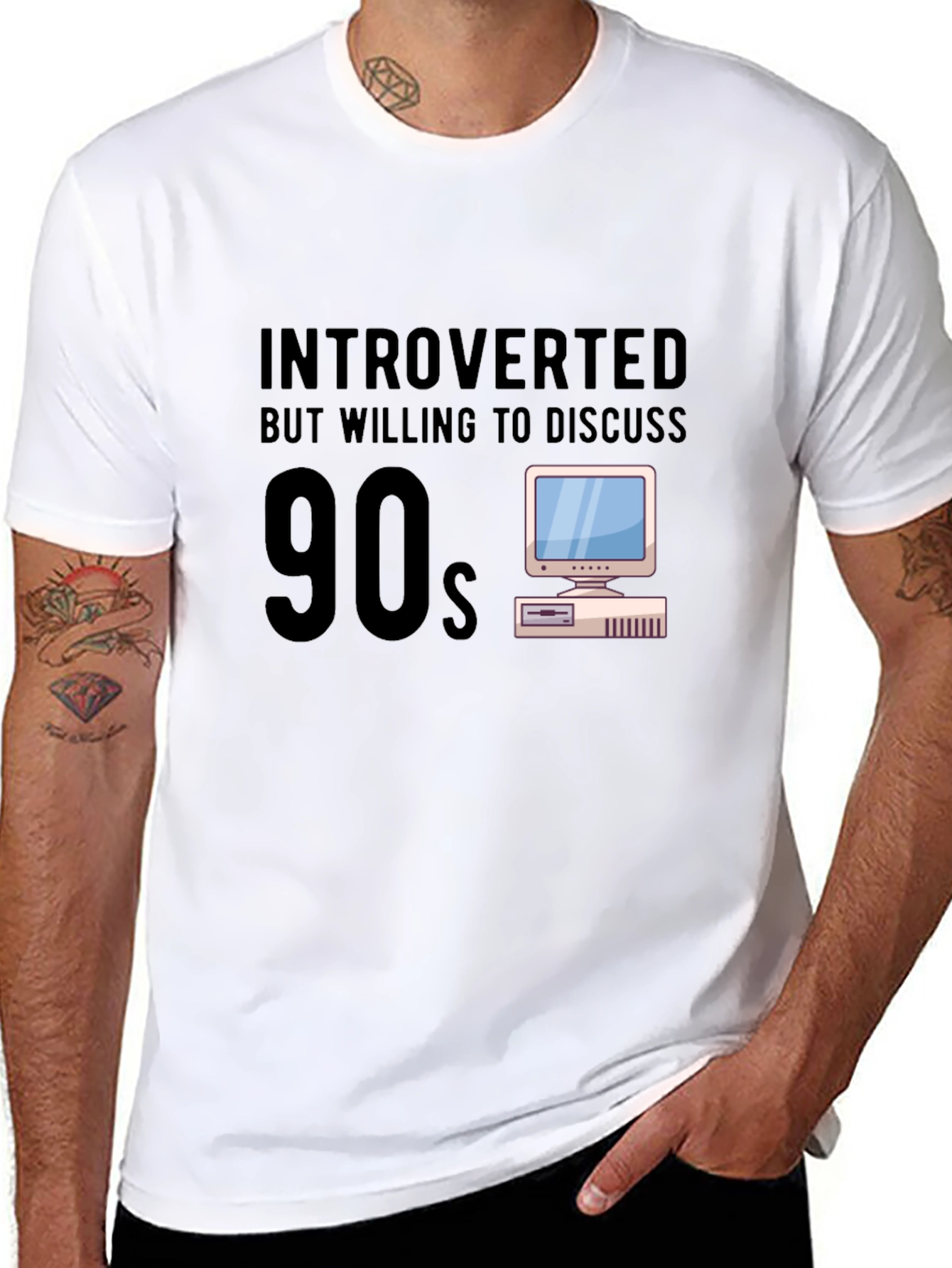 Introverted 90s Computer T-Shirt