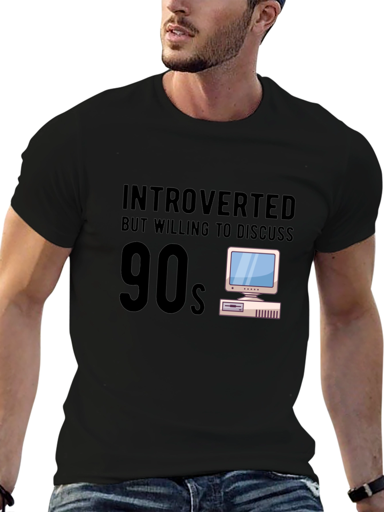 Introverted 90s Computer T-Shirt