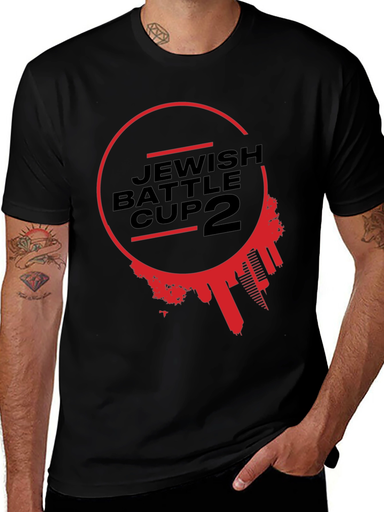 Jewish Battle Cup 2 T-Shirt