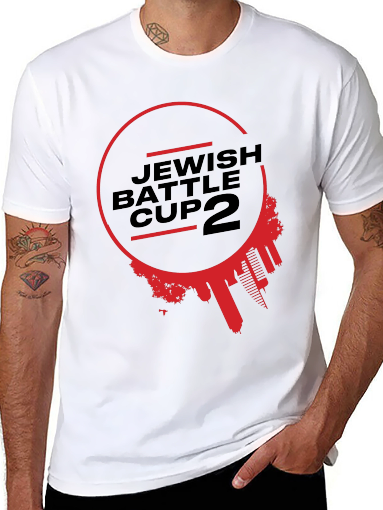 Jewish Battle Cup 2 T-Shirt