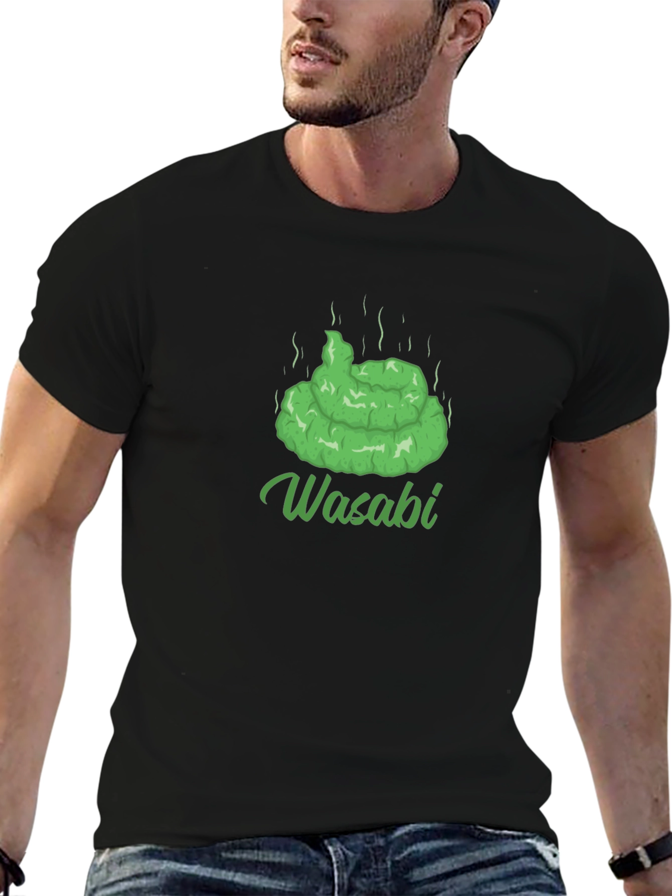 Wasabi Funny Graphic T-Shirt - Novelty Humor Tee