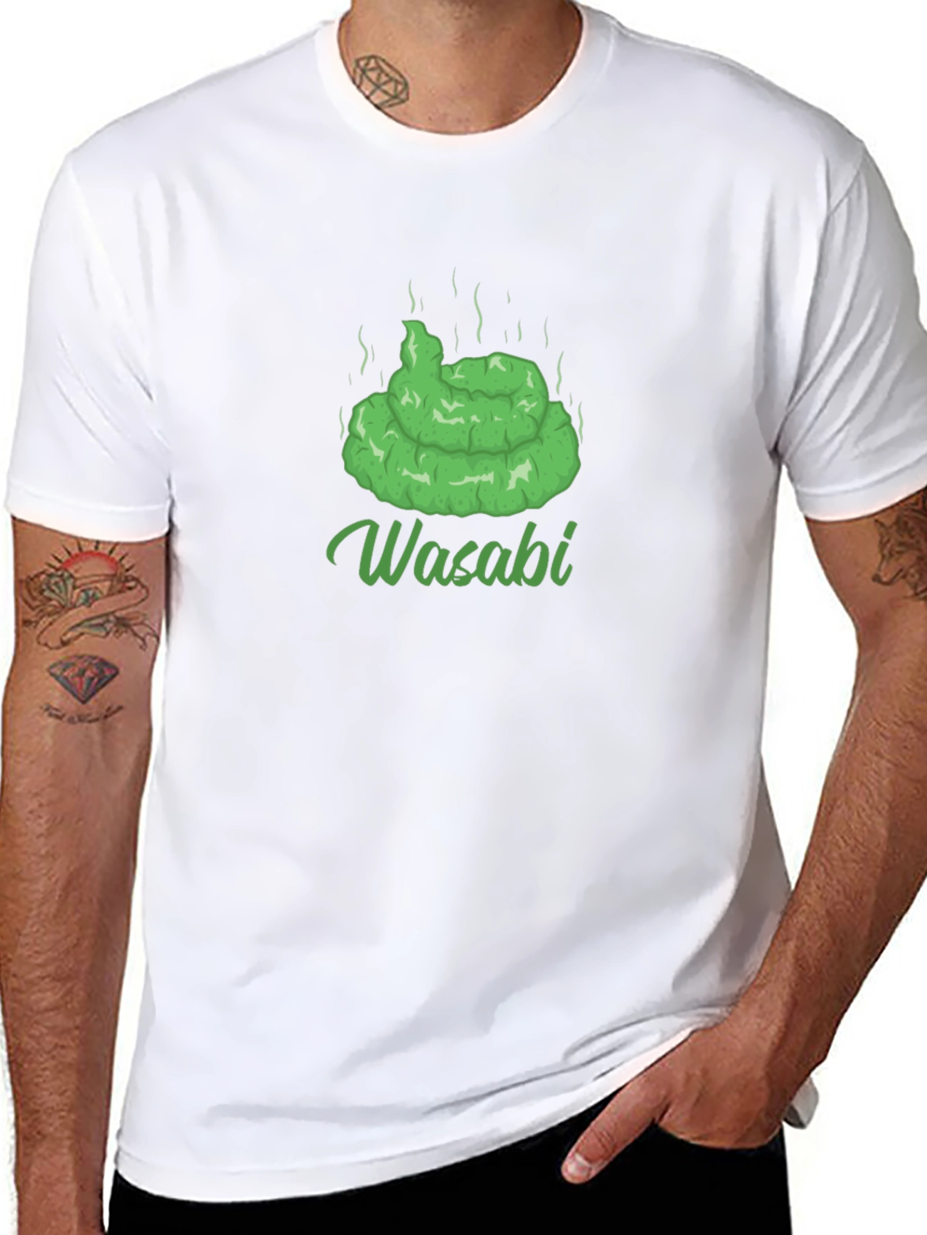 Wasabi Funny Graphic T-Shirt - Novelty Humor Tee