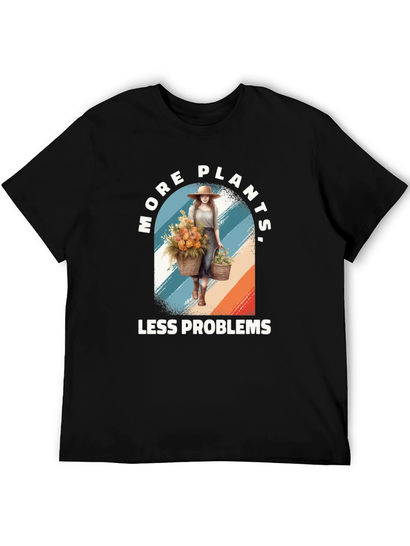 More Plants Less Problems Graphic Tee