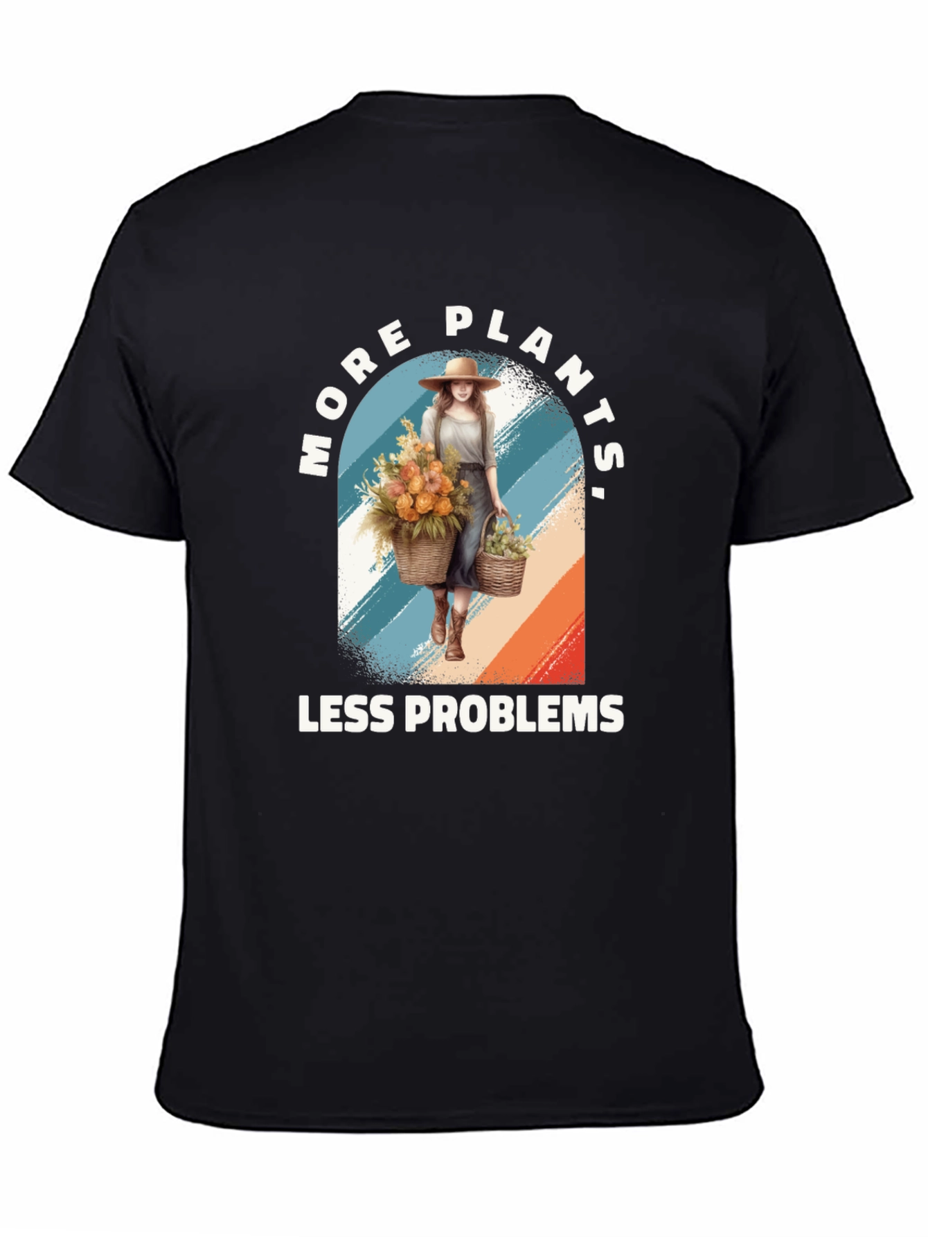 More Plants Less Problems Graphic Tee