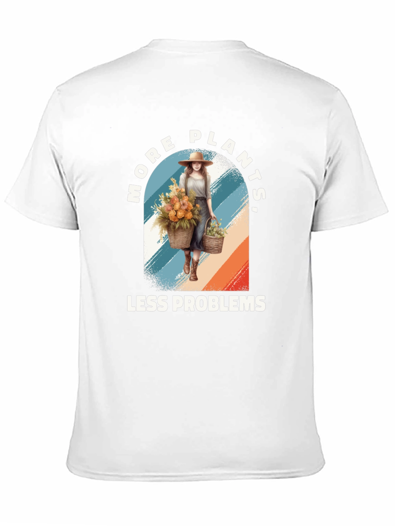 More Plants Less Problems Graphic Tee