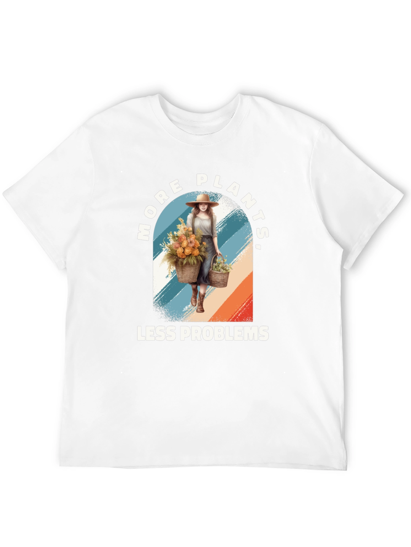 More Plants Less Problems Graphic Tee