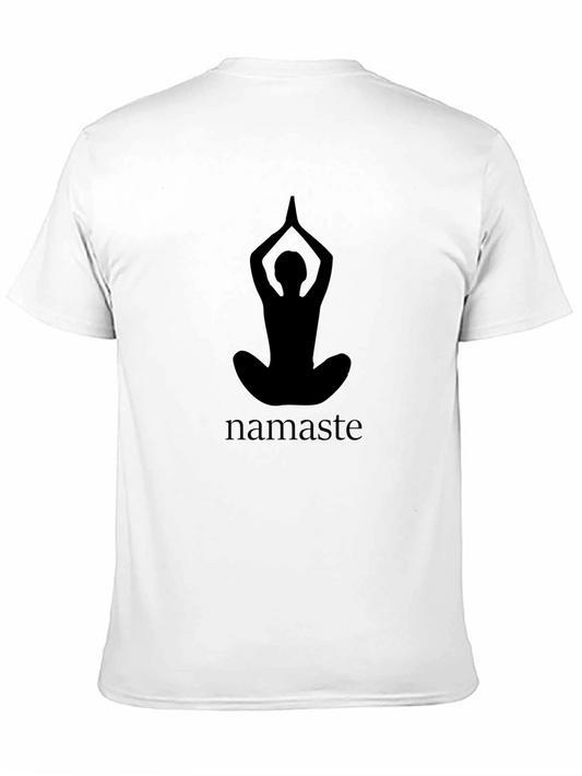 Namaste Yoga Black Graphic Tee