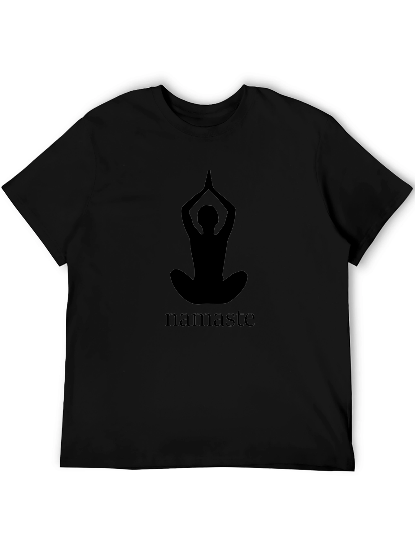 Namaste Yoga Black Graphic Tee