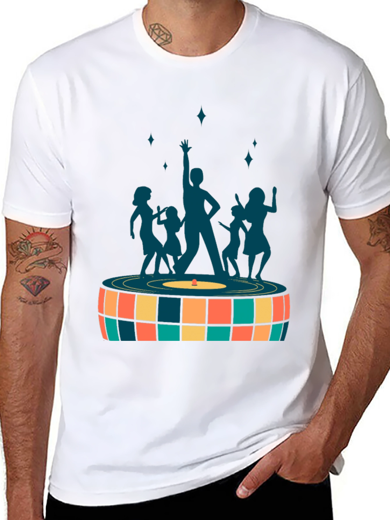 Retro Disco Party Graphic Tee