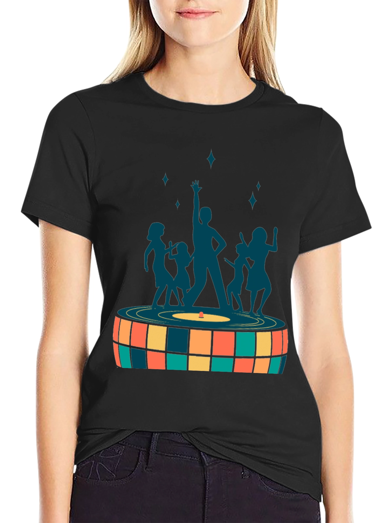 Retro Disco Party Graphic Tee