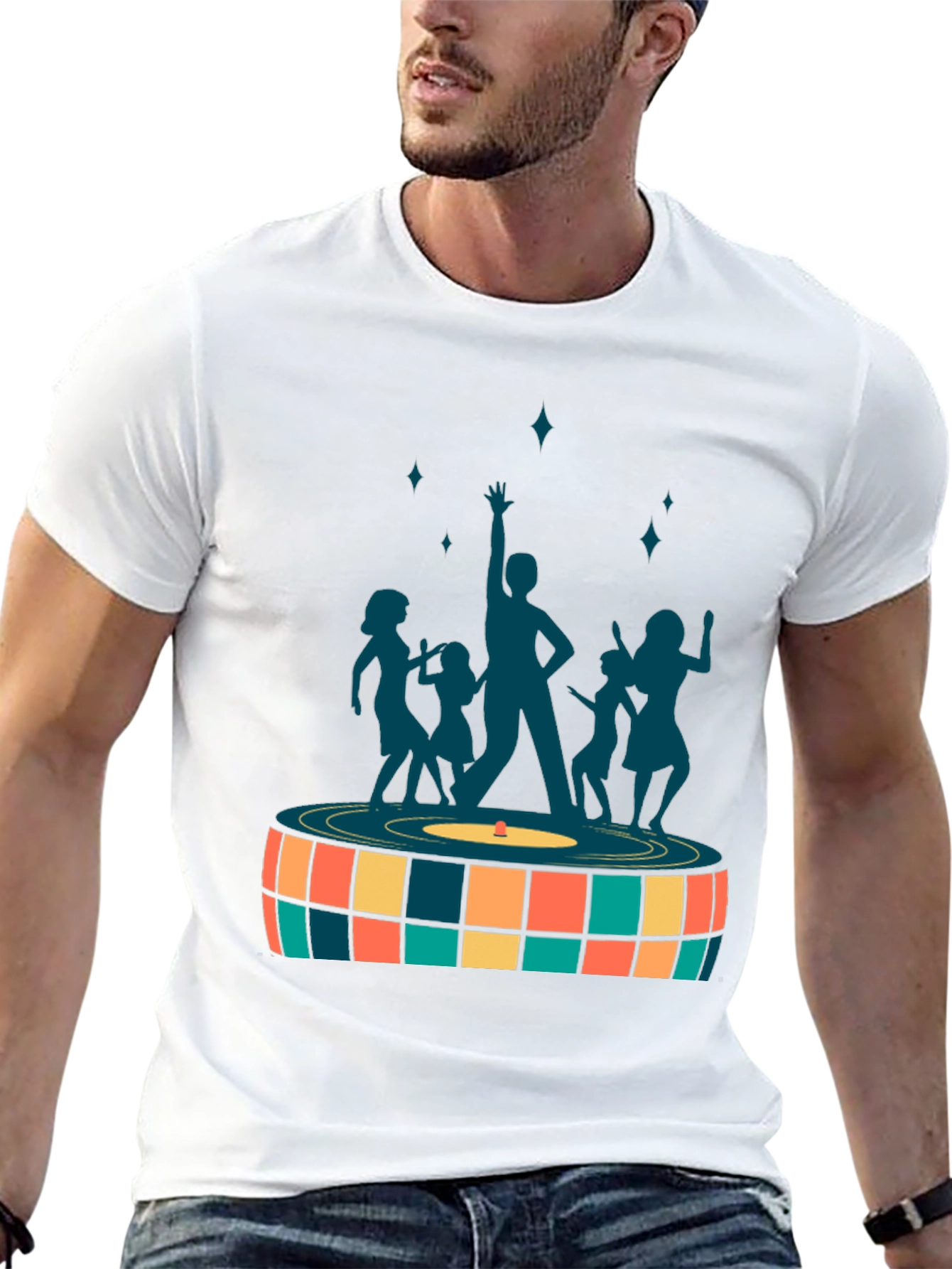 Retro Disco Party Graphic Tee