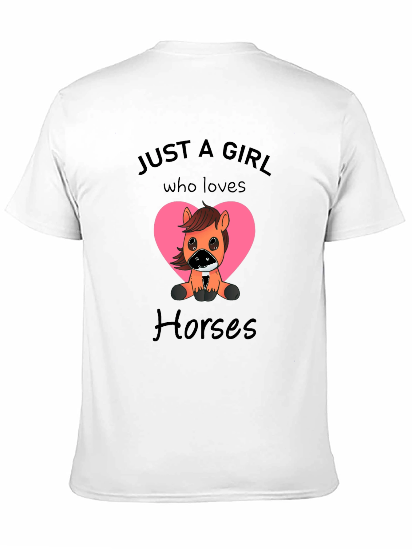 Just A Girl Who Loves Horses Graphic Tee