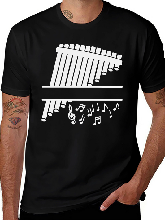 Musical Pan Flute Graphic Tee