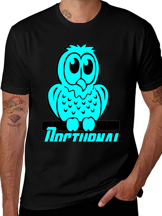 Owl Graphic T-Shirt - Nocturnal Bird Lover Tee