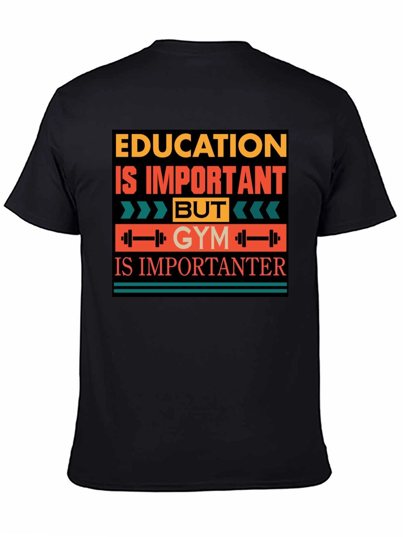 Education vs Gym T-Shirt