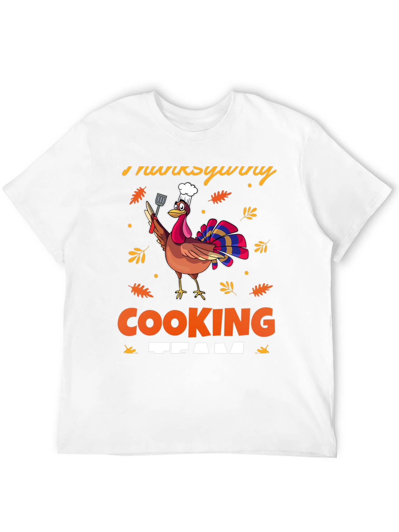 Thanksgiving Cooking Team Turkey T-Shirt