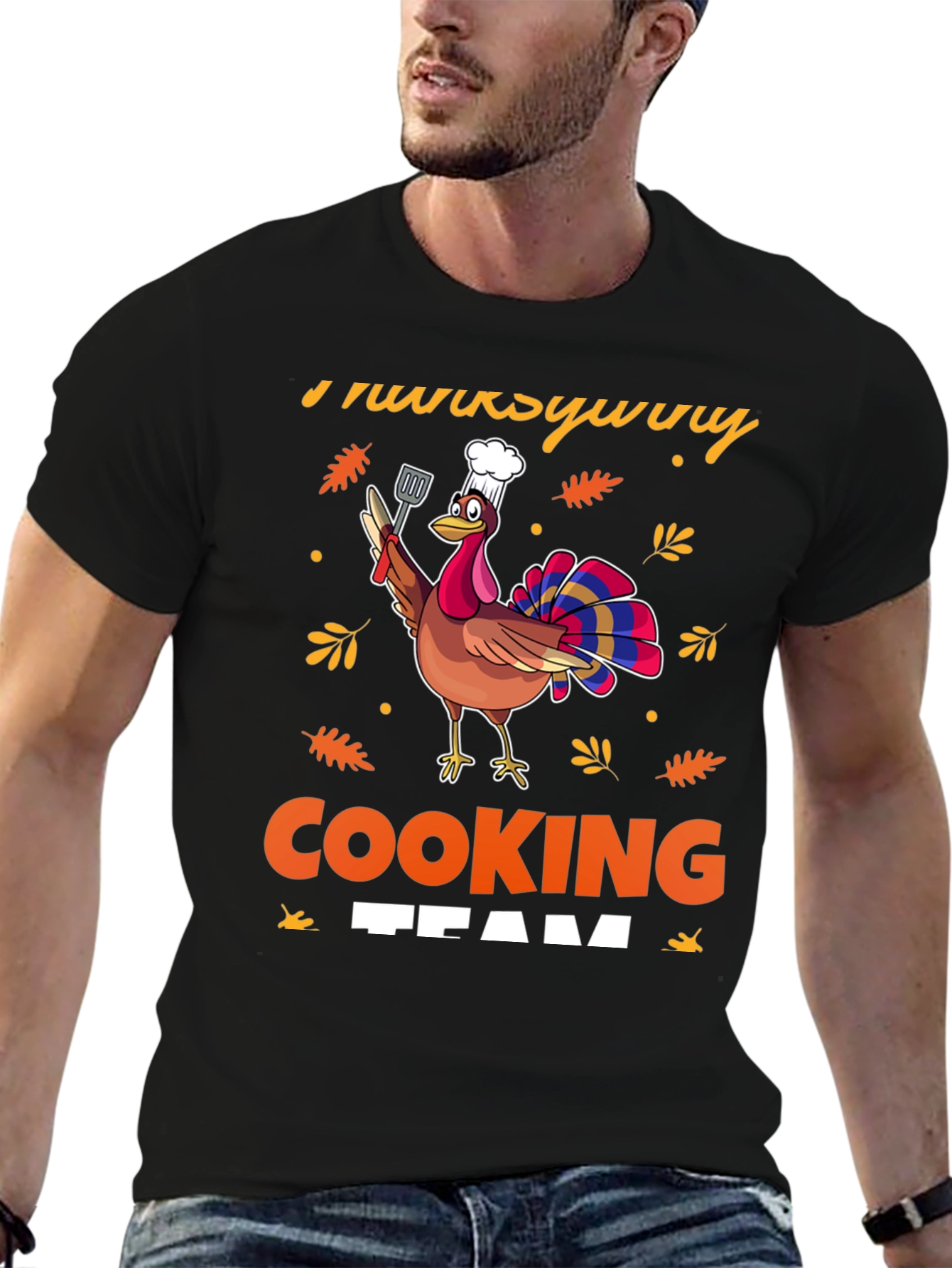 Thanksgiving Cooking Team Turkey T-Shirt