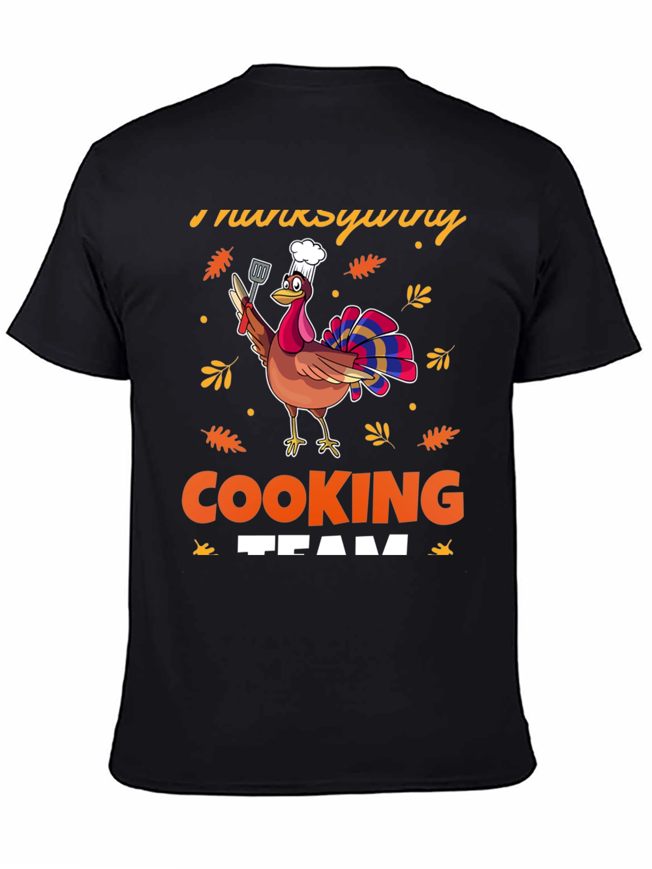 Thanksgiving Cooking Team Turkey T-Shirt
