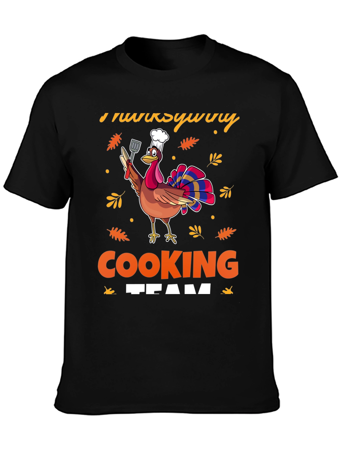 Thanksgiving Cooking Team Turkey T-Shirt