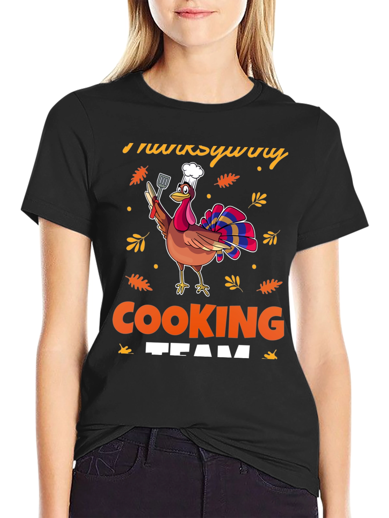 Thanksgiving Cooking Team Turkey T-Shirt