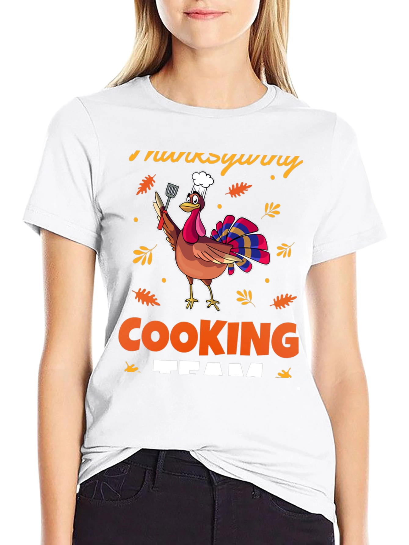 Thanksgiving Cooking Team Turkey T-Shirt