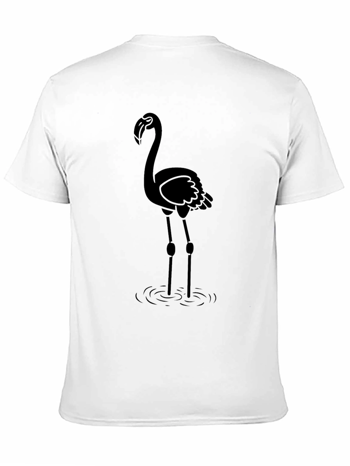 Black Flamingo Graphic T-Shirt for Men