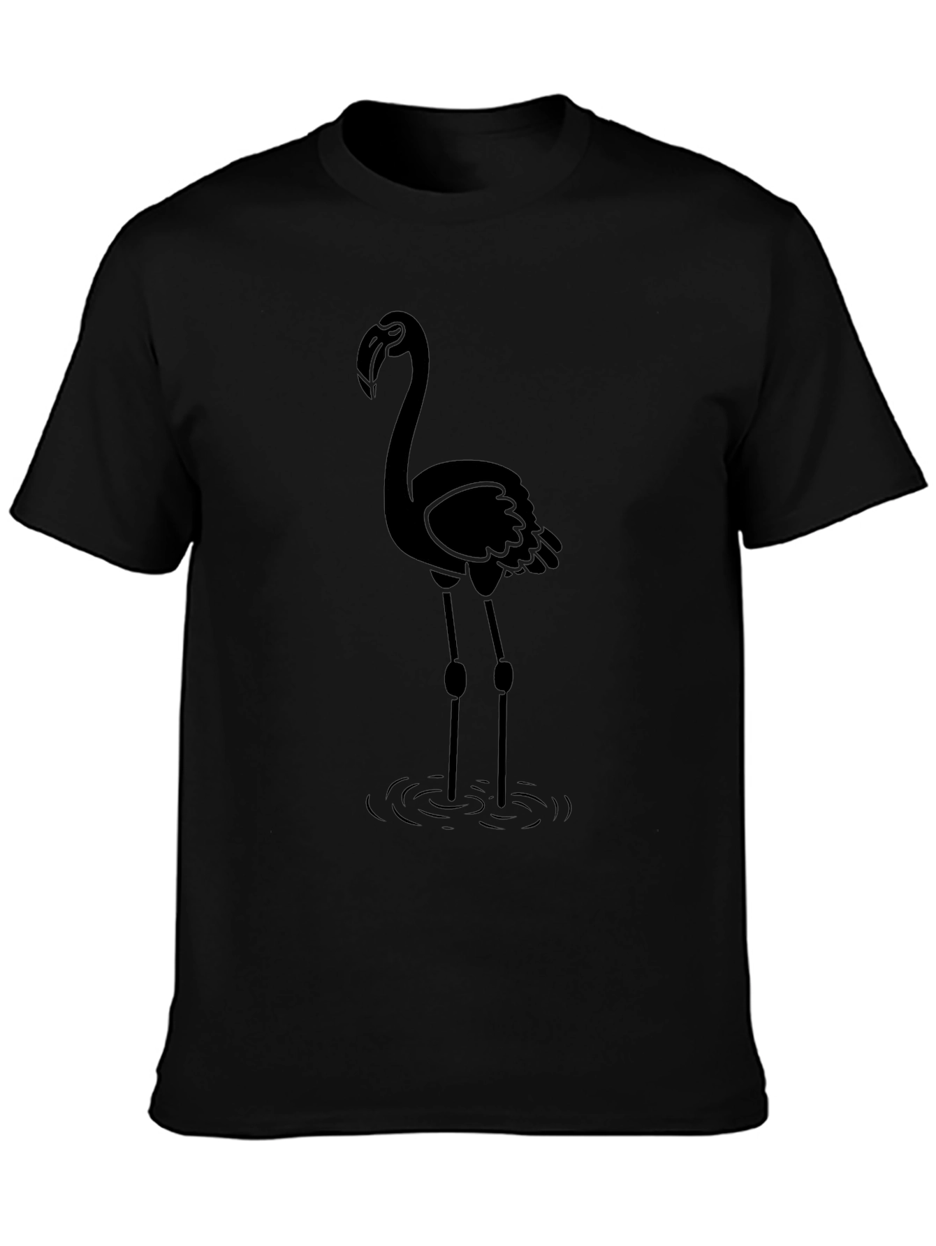 Black Flamingo Graphic T-Shirt for Men
