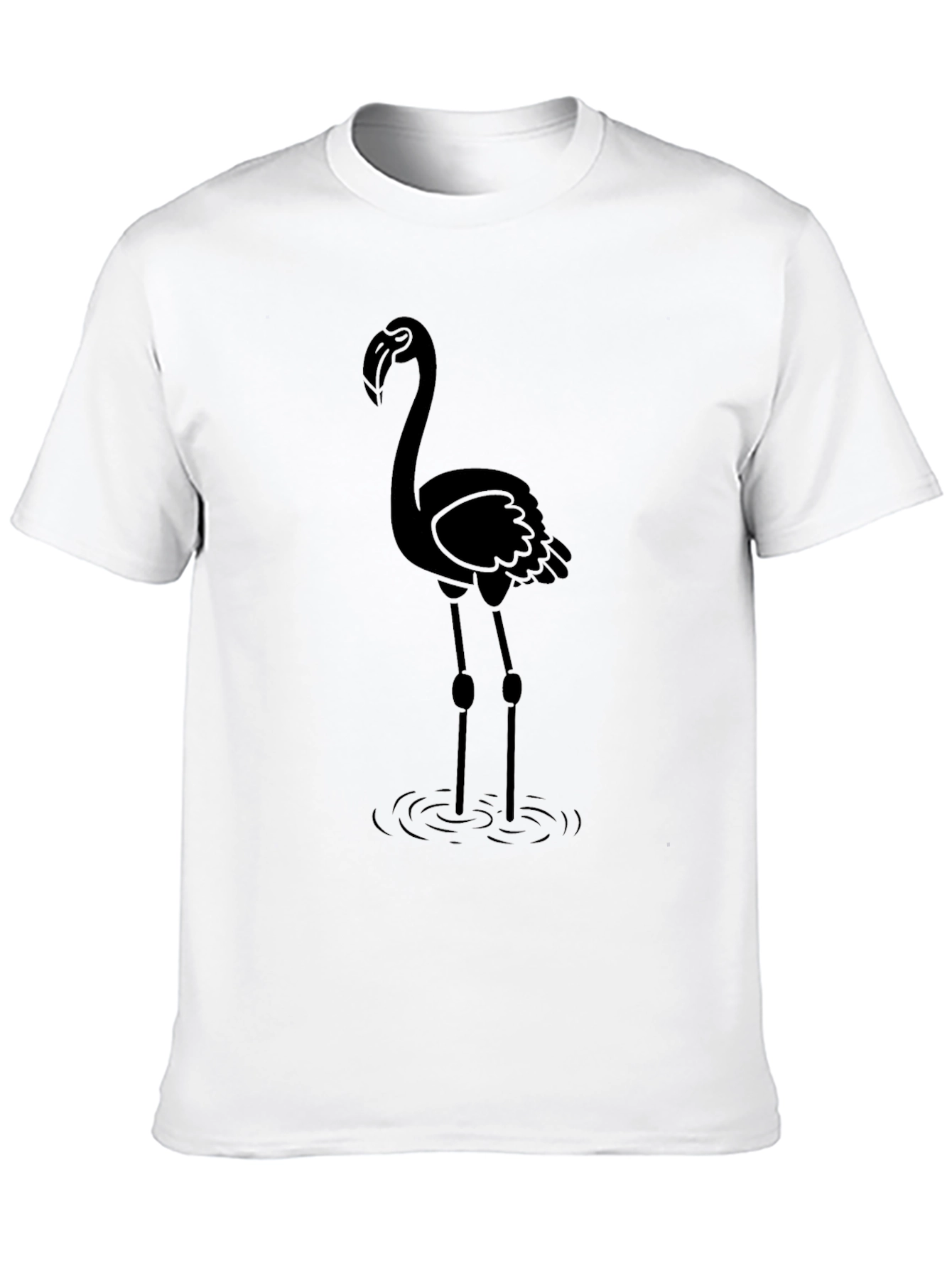 Black Flamingo Graphic T-Shirt for Men