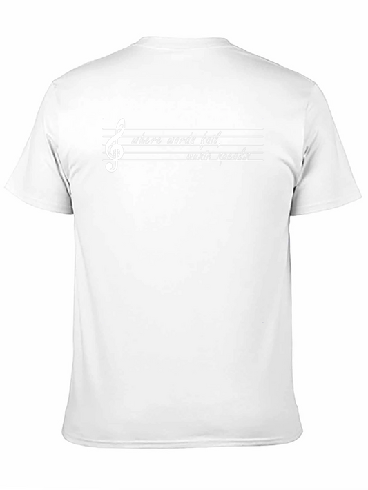 Music Speaks T-Shirt - Treble Clef Tee
